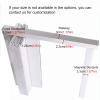 PVC Folding Door for Interior Use, 136 x 202 cm, White view 2