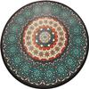 ZIUBMVDYC Washable Round Rug, Retro Country Style, 80 cm Diameter view 1