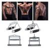 AOEGBY Lat Pulldown Bar with Double D-Grip, Style B view 4