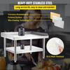 Stainless Steel Grill Stand with Adjustable Shelf for Restaurant Kitchens view 2