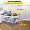 Stainless Steel Grill Stand with Adjustable Shelf for Restaurant Kitchens view 3