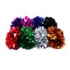 ESMENATZLS Plastic Cheerleader Pom-Poms for Sports, Team Spirit, Parties and Dance, Red view 2
