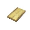 Brass Sheet, 200 mm Copper Rectangular Solid Metal Sheet, 1 Pc, Brass Flat Strips, 10 x 50 mm view 1