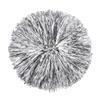 ESMENATZLS 1 x Double-Hole Handle Cheerleading Pom-Pom, Silver view 1