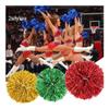 ESMENATZLS 1 x Double-Hole Handle Cheerleading Pom-Pom, Silver view 2