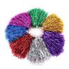 ESMENATZLS 1 x Double-Hole Handle Cheerleading Pom-Pom, Silver view 4