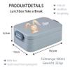 4youDesign Personalized Kids' Midi Lunch Box, Green, with Name and Squirrel Design view 4