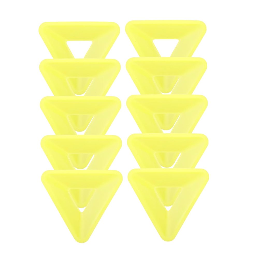 Mipcase 10-Piece PE Sports Cones for Soccer, Basketball and Tennis Training
