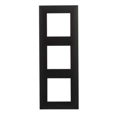 Legrand 398277 Nilo Step Triple Frame, for compatible installation, Anthracite