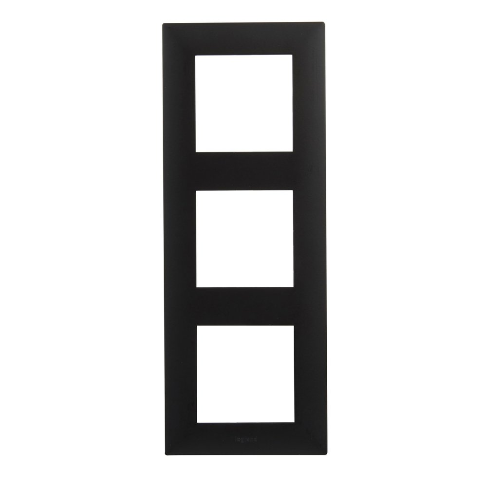 Legrand 398277 Nilo Step Triple Frame, for compatible installation, Anthracite