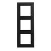 Legrand 398277 Nilo Step Triple Frame, for compatible installation, Anthracite view 1