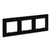 Legrand 398277 Nilo Step Triple Frame, for compatible installation, Anthracite view 2