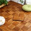 SPXMQSS Wood-Look Balcony Flooring, Interlocking Deck Tiles with Drainage, 30 x 30 x 2.2 cm, 22 Pieces view 4