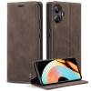 Belzsxy Phone Case for Realme 10 Pro Plus, Foldable PU Leather Case, Coffee view 1