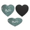 GSGCSBYMLG Refrigerator Magnets, Formulas Shapes Theory Math Lesson Word Print, Acrylic Decorative Magnets view 2