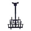 CAFIEDR TV Stand, TV Wall Mount, Dual-Screen TV Ceiling Mount for 32–60-Inch TVs, Height-Adjustable Telescoping TV Mount, 110 lb Capacity view 1