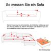 Couch Cover, Sofa Seat Throw, Non-Slip, Yellow, 90 x 240 cm view 2