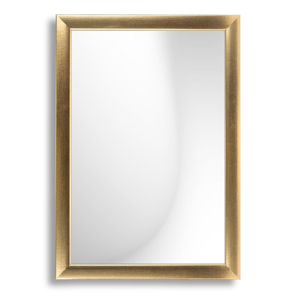 Infantasie N3 Wall Mirror with Frame, Made to Measure, 55 x 65 cm, Gold