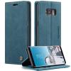 Belzsxy Flip Case for Samsung Galaxy S8, Blue-Green view 1
