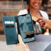 Belzsxy Flip Case for Samsung Galaxy S8, Blue-Green view 4