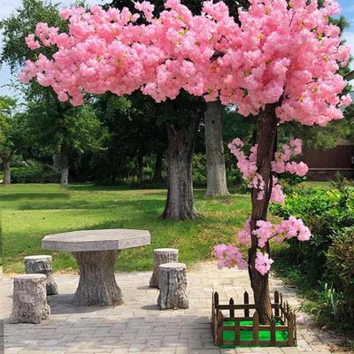 Handcrafted Artificial Cherry Blossom Tree, White, 1.5 x 1.5 m