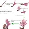 Handcrafted Artificial Cherry Blossom Tree, White, 1.5 x 1.5 m view 4