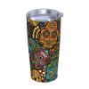WSHFFILO Printed Stainless Steel Skull Tumbler for Cars view 2