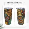 WSHFFILO Printed Stainless Steel Skull Tumbler for Cars view 4