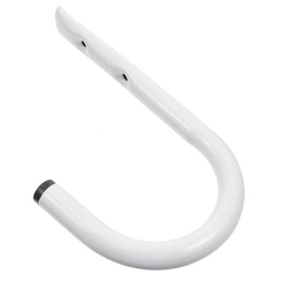 Iron Garage Wall Hooks, White, for Ladders and Tools