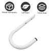 Iron Garage Wall Hooks, White, for Ladders and Tools view 3
