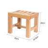 CUAJHNPX Bathroom Stool, Non-Slip Bath Bench, Shower Stool for Pregnant Women, Indoor or Outdoor (Size: 30 x 24.5 x 26 cm) view 2