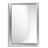 Infantasie N3 Made-to-Measure Wall Mirror with Frame, 70 x 110 cm, Silver view 1