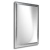 Infantasie N3 Made-to-Measure Wall Mirror with Frame, 70 x 110 cm, Silver view 2