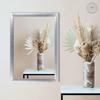 Infantasie N3 Made-to-Measure Wall Mirror with Frame, 70 x 110 cm, Silver view 3