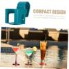 ABS Pool Cup Holder, Green Hanging Holder view 4