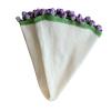 Floral Bouquet Design Crochet Wool Blanket view 1