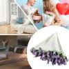 Floral Bouquet Design Crochet Wool Blanket view 4