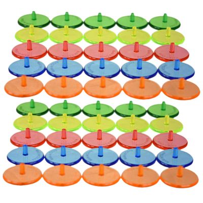 Milisten 150-Piece Round Plastic Golf Ball Position Markers