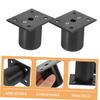 TEHAUX 4-Piece Adjustable Aluminum Furniture Legs for Cabinets, Tables and Chairs view 4