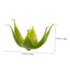 Green Artificial Rose Sepals for DIY, 60 Plastic Pieces view 2
