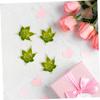 Green Artificial Rose Sepals for DIY, 60 Plastic Pieces view 4