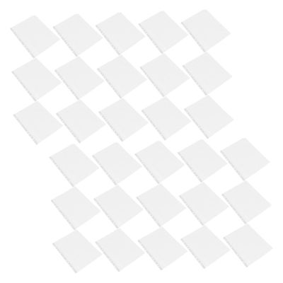 11-Hole A4 Binder Sleeves, Transparent, 100 PP Clear Sleeves