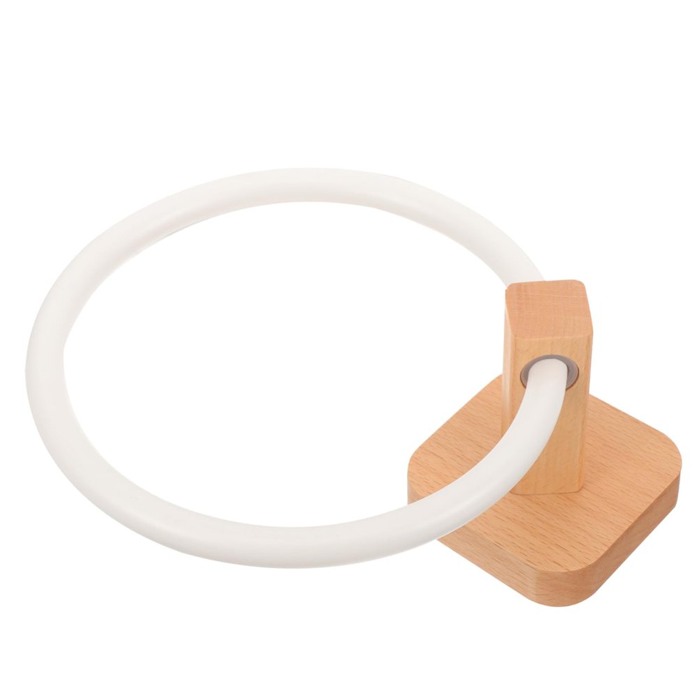 Wood Towel Holder, Classic, Space-Saving, No Drilling for Bathroom