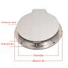 SBCWH 70 cm Stainless Steel Manhole Cover with Lock and Frame view 2