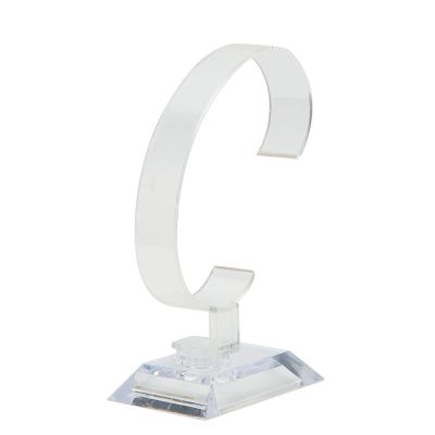 Fdit Sturdy Plastic Watch Display Stand, 360° Rotation