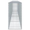 Gecheer Metal Gabion 500 x 50 x 100 cm Silver for Garden Design view 4
