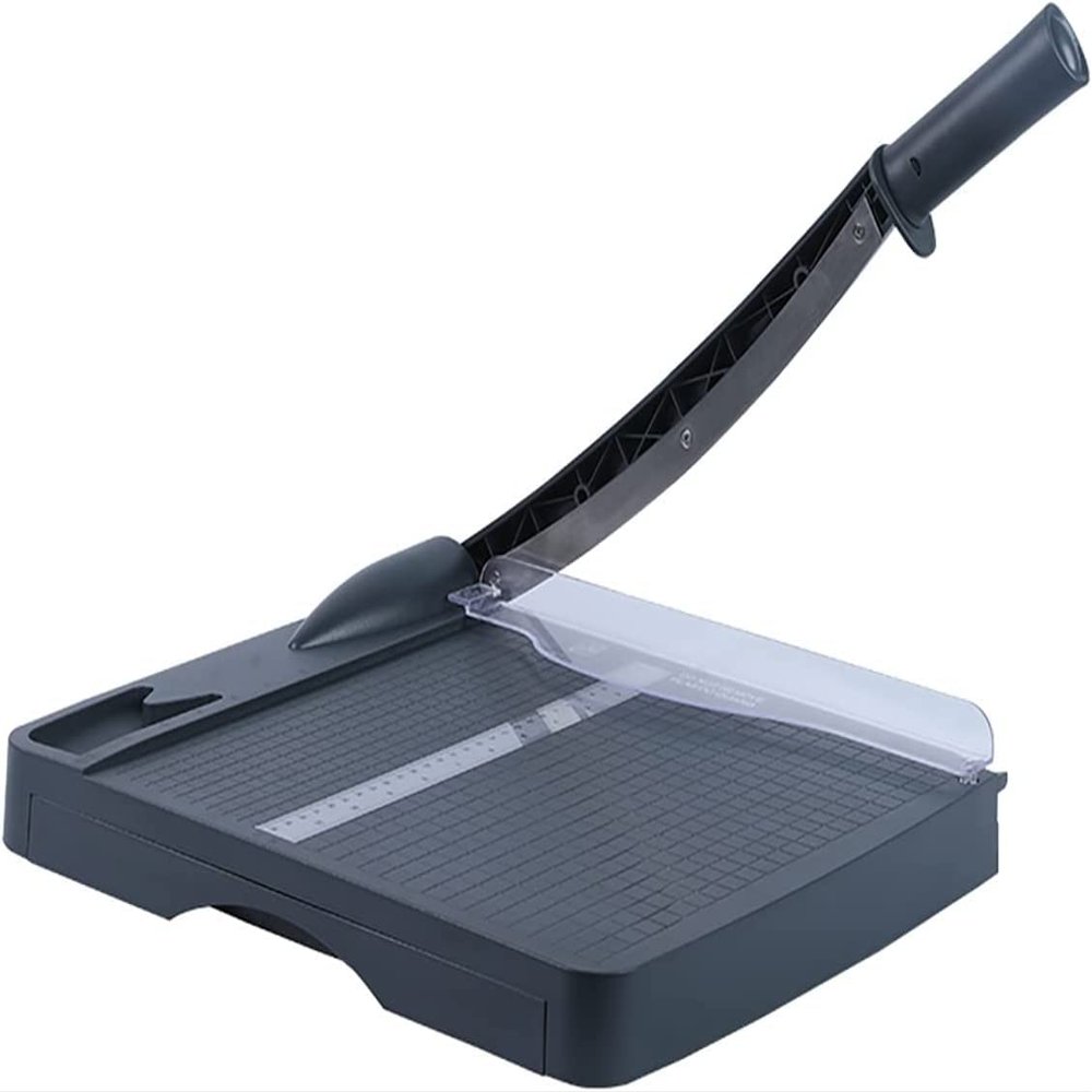 A4 Paper Cutter Guillotine, 12-Inch Cutting Length, 16-Sheet Capacity, Safety Guard