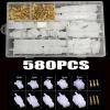 580-Piece 2.8 mm Automotive Electrical Male and Female Cable Terminal Connector Kit view 2