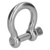 Marhynchus Bow-Shaped Load Clamp, Screw-Pin Anchor Shackle, 304 Stainless Steel Bow/D Shackle, Winch Shackle (10 pcs, M6) view 2