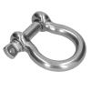 Marhynchus Bow-Shaped Load Clamp, Screw-Pin Anchor Shackle, 304 Stainless Steel Bow/D Shackle, Winch Shackle (10 pcs, M6) view 3